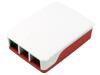 RPI OFFICIAL CASE FOR PI4 (RED/WHITE)